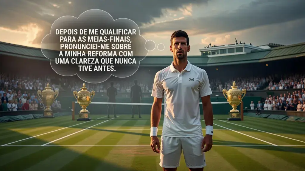 Djokovic admite pela primeira vez que a aposentadoria se aproxima